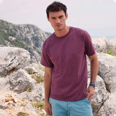 Футболка мужская VALUEWEIGHT T 165, черный_L, 100% хлопок