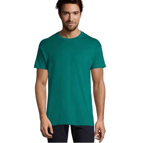 Футболка мужская IMPERIAL,  изумрудный, 2XL, 100% хлопок 190г/м2