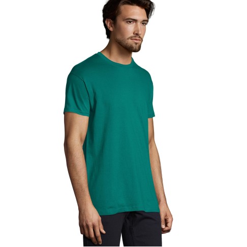 Футболка мужская IMPERIAL,  изумрудный, 2XL, 100% хлопок 190г/м2