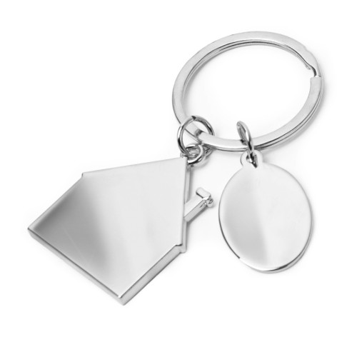 Брелок SILV HOME; 3,97 x 3,3 x 0,3 см; металл; лазерная гравировка Брелок SILV HOME; 3,97 x 3,3 x 0,3 см; металл; лазерная гравировка