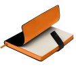 Набор подарочный DYNAMIC: кружка, ежедневник, ручка,  стружка, коробка, черный/оранжевый