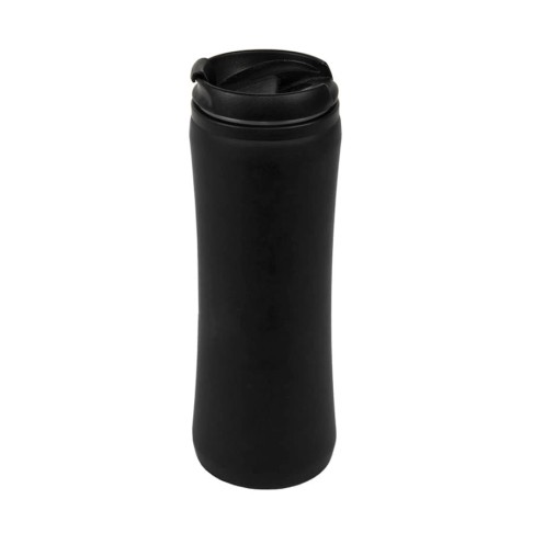 Набор подарочный OFFICEKIT: термос, ежедневник, ручка,  стружка, коробка, черный