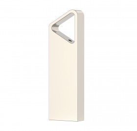 USB flash-карта SPLIT (32Гб), серебристая, 3,6х1,2х0,5 см, металл