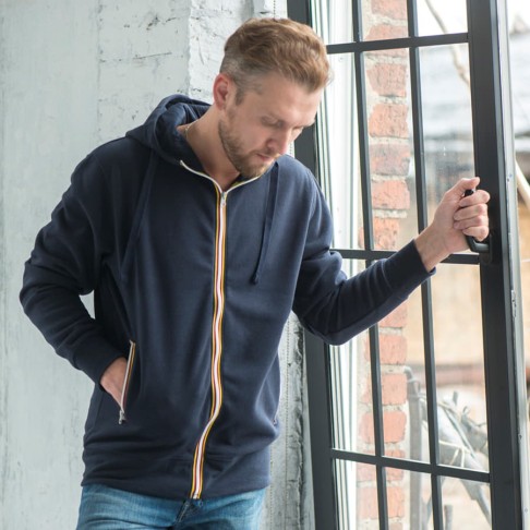 Толстовка мужская LAS VEGAS MAN, тёмно-серый, 3XL, 80% хлопок, 20% полиэстр, 280 г/м2