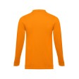 Рубашка-поло мужская BERN, д/р, оранжевый, 3XL, 100% хлопок, плотность 210 г/м2