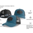 Образец бейсболка с кастомизацией LAB2224, синий, 100% полиэстер