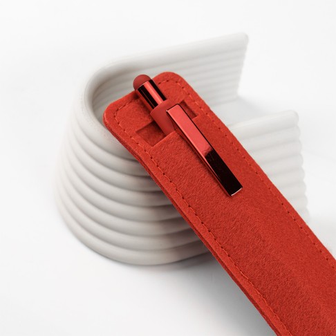 Футляр для одной ручки ELEGY 4х17 см, зеленый, RPET фетр Футляр для одной ручки ELEGY 4х17 см, зеленый, RPET фетр