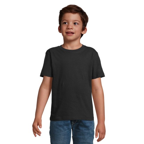 Футболка детская IMPERIAL KIDS, черный, 6 лет, 100% хлопок 190г/м2