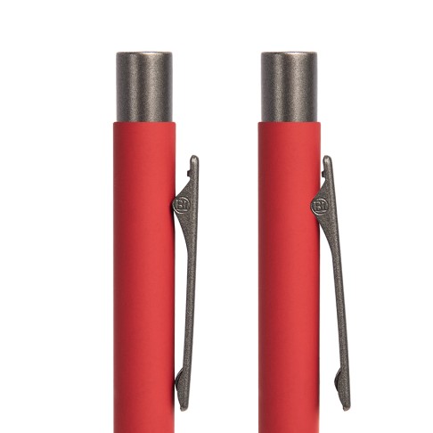 Ручка шариковая FACTOR, красный/темно-серый, металл, пластик, софт-покрытие Ручка шариковая FACTOR, красный/темно-серый, металл, пластик, софт-покрытие