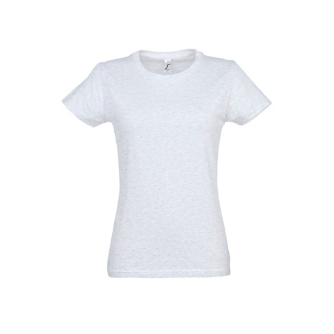 Футболка женская IMPERIAL WOMEN, светло-серый меланж_2XL, 100% хлопок, 190 г/м2
