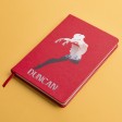 Ежедневник недатированный Duncan, А5,  красный, белый блок