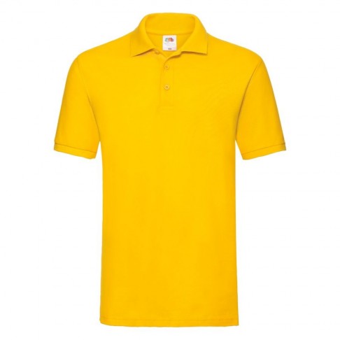 Рубашка поло мужская PREMIUM POLO 180, желтый, S, 100% хлопок, 180 г/м2