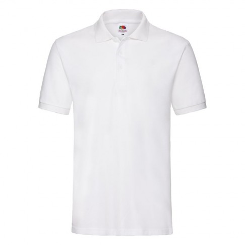 Рубашка поло мужская PREMIUM POLO, белый, 2XL, 100% хлопок, 170 г/м2