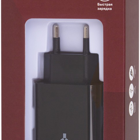 Адаптер сетевой ACCESSTYLE SUNSET 18WU, черный