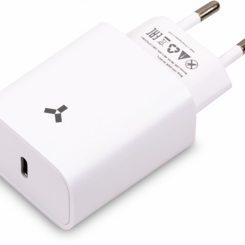 Адаптер сетевой ACCESSTYLE BASALT 20WT, белый