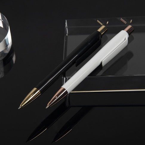 Ручка шариковая MOOD ROSE, белый, пластик, металл Ручка шариковая MOOD ROSE, белый, пластик, металл