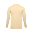 Рубашка-поло мужская BERN, д/р, песочный, 3XL, 100% хлопок, плотность 210 г/м2