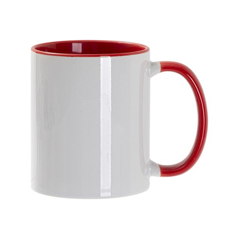 Набор подарочный WHITE VEIL: блокнот, ручка, кружка; белый/красный