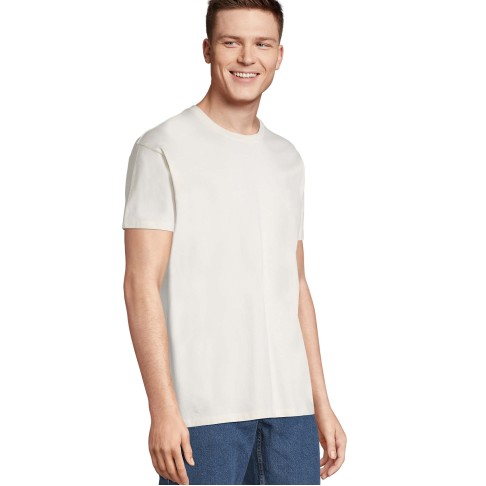 Футболка мужская IMPERIAL, молочный, 3XL, 100% хлопок, 190 г/м2