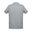 Рубашка-поло мужская BERLIN, к/р, сер. меланж, 2XL, 65% полиэстер, 35% хлопок, плотность 200 г/м2