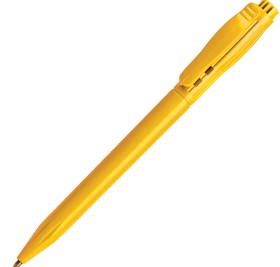 DUO, ручка шариковая, желтый, пластик DUO, ручка шариковая, желтый, пластик