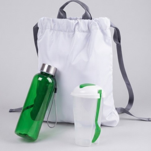 Набор подарочный FITKIT: бутылка для воды, контейнер для еды, рюкзак