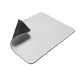 Коврик для мыши GLIDE S, 26*21*0,3см, прошитый край, белый