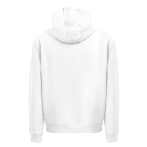 Толстовка мужская с капюшоном KARACHI, белый, L, 50% хлопок, 50% полиэстер, плотность 280 г/м2