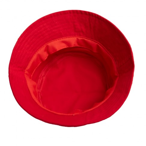Панама BRIM, красный, 100% хлопок, твил, 250 г/м2