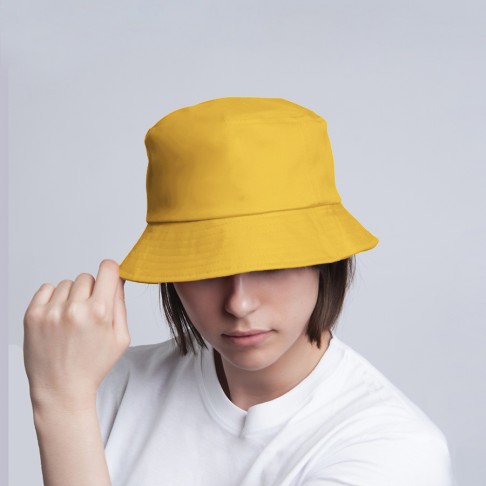 Панама BRIM, желтый, 100% хлопок, твил, 250 г/м2