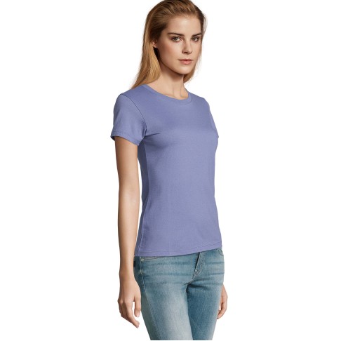 Футболка женская IMPERIAL WOMEN, синий_2XL, 100% хлопок, 190 г/м2