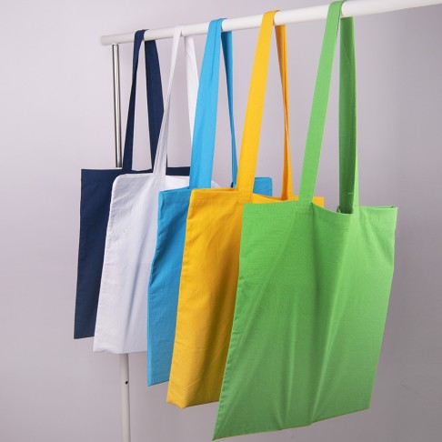 Сумка для покупок MALL, зёленый, 100% хлопок, 220 гр/м2, 38x42 см