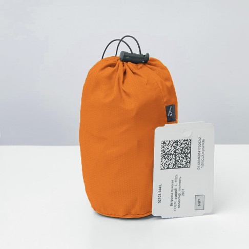 Ветровка мужская COLIN, оранжевый, XL, 100% полиэстер, плотность 280Т.