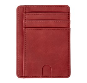 Чехол для карт/картхолдер Luma с 5 отделениями, красный