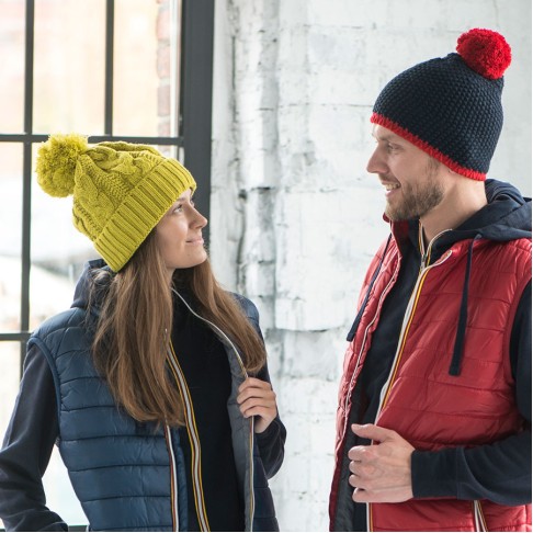 Шапка VOGUE, зеленый, верх: 100% акрил, подкладка: 100% полиэстер