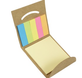 Набор стикеров с клеевым краем UNITY, 6 цв по 25шт, бежевый, бумага 