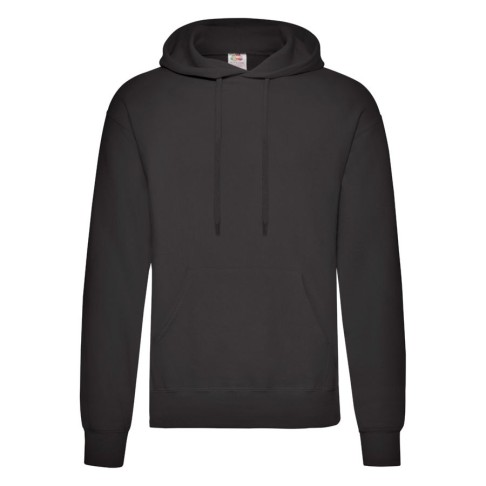Толстовка CLASSIC HOODED 3XL черный 80% хлопок, 20% полиэстер, плотность 280г/м2