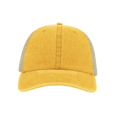 Бейсболка CASE, желтый, хлопок 100%, плотность 250 г/м2, застежка на липучке