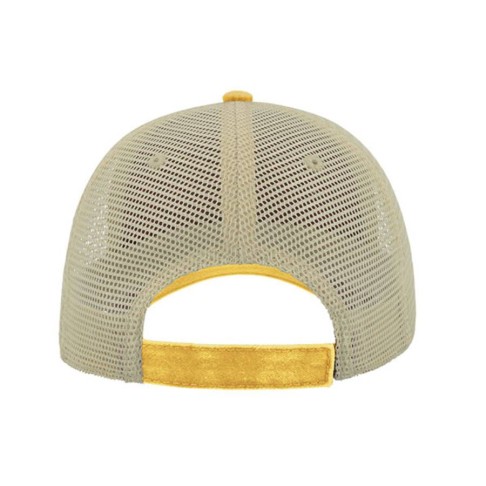 Бейсболка CASE, желтый, хлопок 100%, плотность 250 г/м2, застежка на липучке