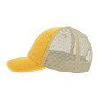 Бейсболка CASE, желтый, хлопок 100%, плотность 250 г/м2, застежка на липучке