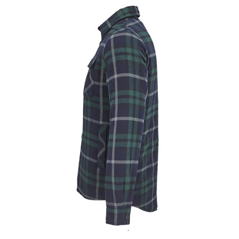Куртка рубашка мужская NOAH, зелен.,XS/S(0),100%хлопок,180 г/м2;подкладка и утеплитель:100%полиэстер