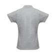 Рубашка-поло женская BERLIN WOMAN, к/р, с. мелан, 2XL, 65% полиэстер, 35% хлопок, плотность 200 г/м2
