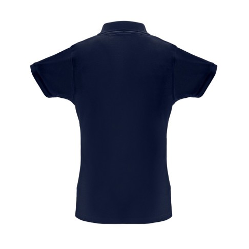 Рубашка-поло женская BERLIN WOMAN, к/р, т.-синий, 2XL, 65% полиэстер, 35% хлопок, плотность 200 г/м2
