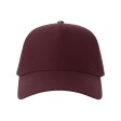 Бейсболка RAPPER COTTON-S, п. заст, 5 клин, бордовый, 100% хлопок/100% полиэстер, 280 г/м2
