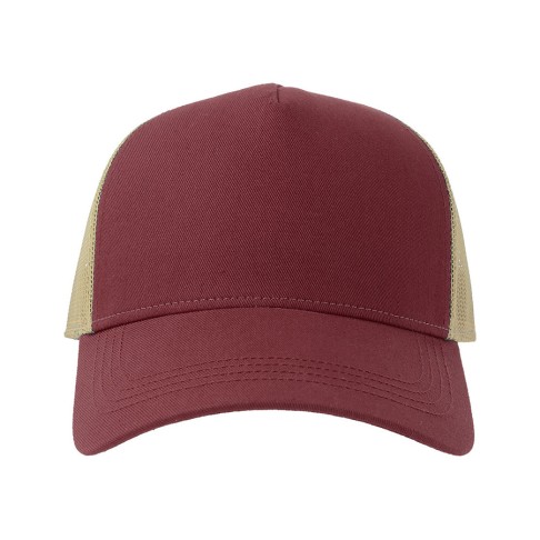 Бейсболка RAPPER COTTON-S, п. заст, 5 клин, бордовый/бежевый, 100% хлопок/100% хлопок, 280 г/м2 Бейсболка RAPPER COTTON-S, п. заст, 5 клин, бордовый/бежевый, 100% хлопок/100% хлопок, 280 г/м2