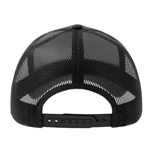 Бейсболка RAPPER COTTON-S, п. заст, 5 клин, тёмно-серый/чёрный, 100% хлопок/100% полиэстер, 280 г/м2 Бейсболка RAPPER COTTON-S, п. заст, 5 клин, тёмно-серый/чёрный, 100% хлопок/100% полиэстер, 280 г/м2