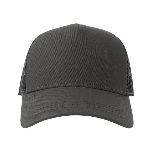 Бейсболка RAPPER COTTON-S, п. заст, 5 клин, тёмно-серый/чёрный, 100% хлопок/100% полиэстер, 280 г/м2 Бейсболка RAPPER COTTON-S, п. заст, 5 клин, тёмно-серый/чёрный, 100% хлопок/100% полиэстер, 280 г/м2