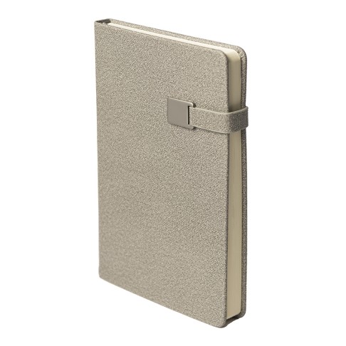 Ежедневник недатированный Linnie, А5, серый, кремовый блок