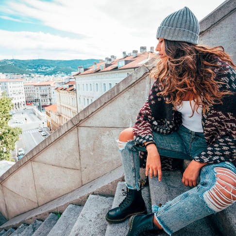 Шапка вязаная 