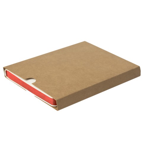 Ежедневник недатированный Stellar, А5, белый, кремовый блок, с красным обрезом